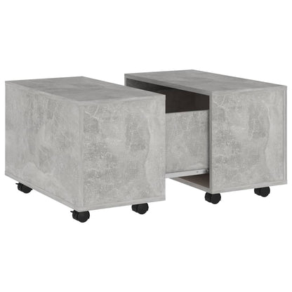 Salontafel 60X60X38 Cm Spaanplaat Betongrijs
