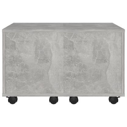Salontafel 60X60X38 Cm Spaanplaat Betongrijs
