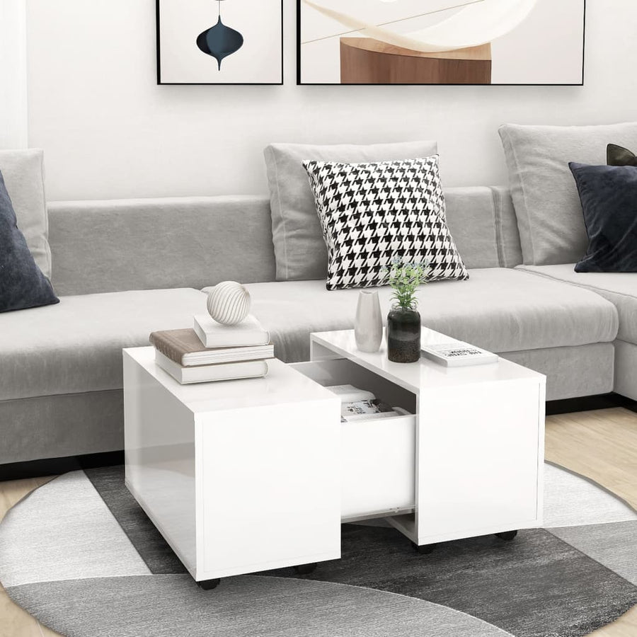 Salontafel 60X60X38 Cm Spaanplaat Zwart
