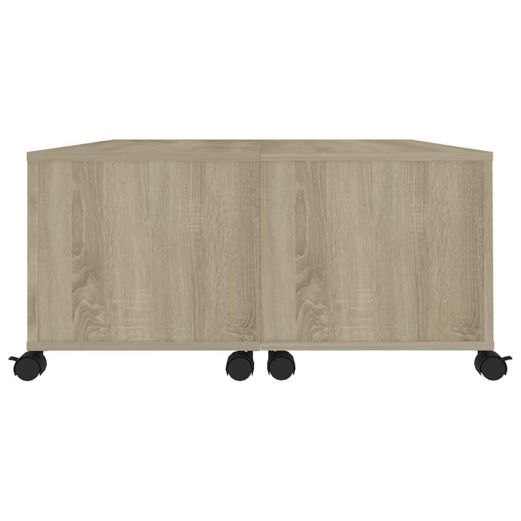 Salontafel 75X75X38 Cm Spaanplaat Sonoma Eikenkleurig 1