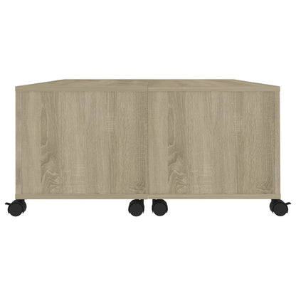 Salontafel 75X75X38 Cm Spaanplaat Sonoma Eikenkleurig 1