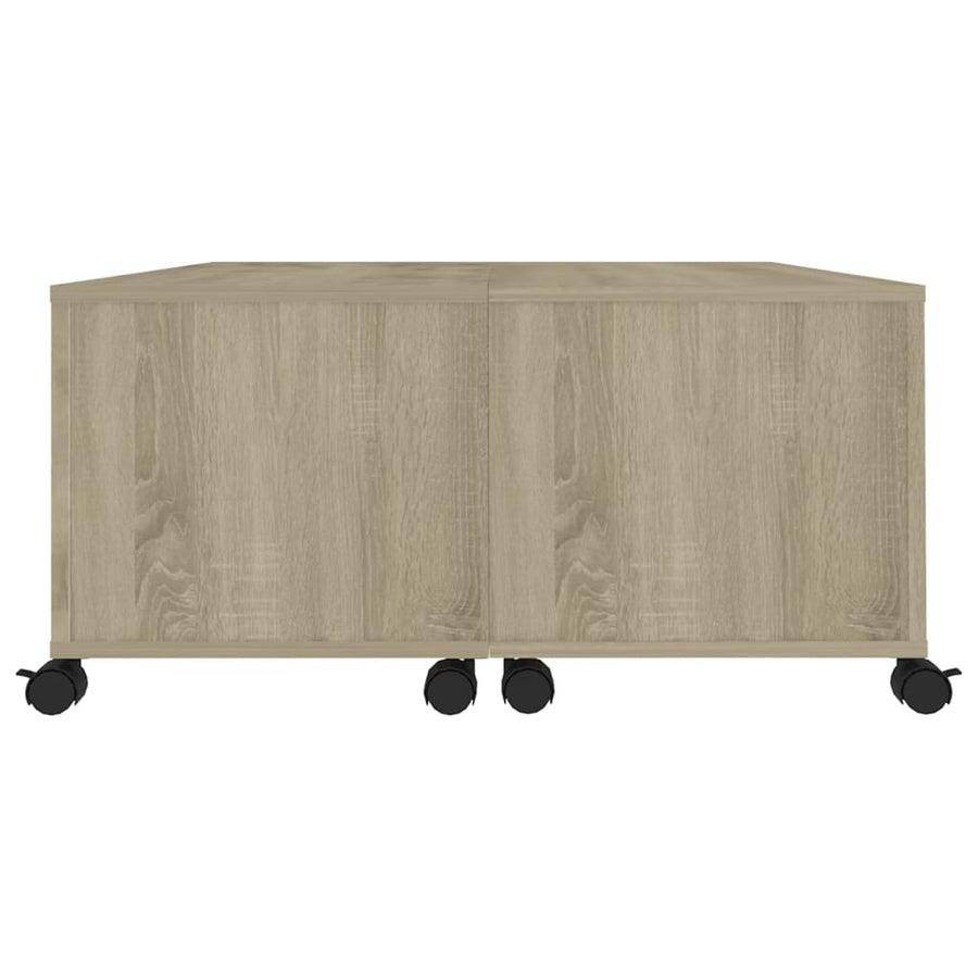 Salontafel 75X75X38 Cm Spaanplaat Sonoma Eikenkleurig 1