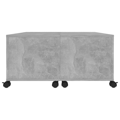Salontafel 75x75x38 cm bewerkt hout betongrijs