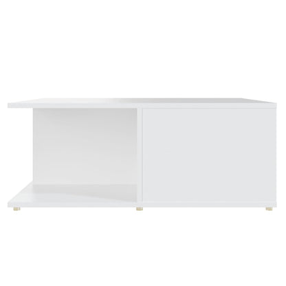 Salontafel 80x80x31 cm bewerkt hout wit