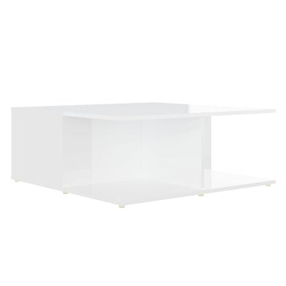 Salontafel 80x80x31 cm bewerkt hout wit