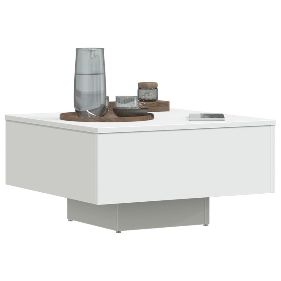 Salontafel 60X60X3,5 Cm Spaanplaat Wit