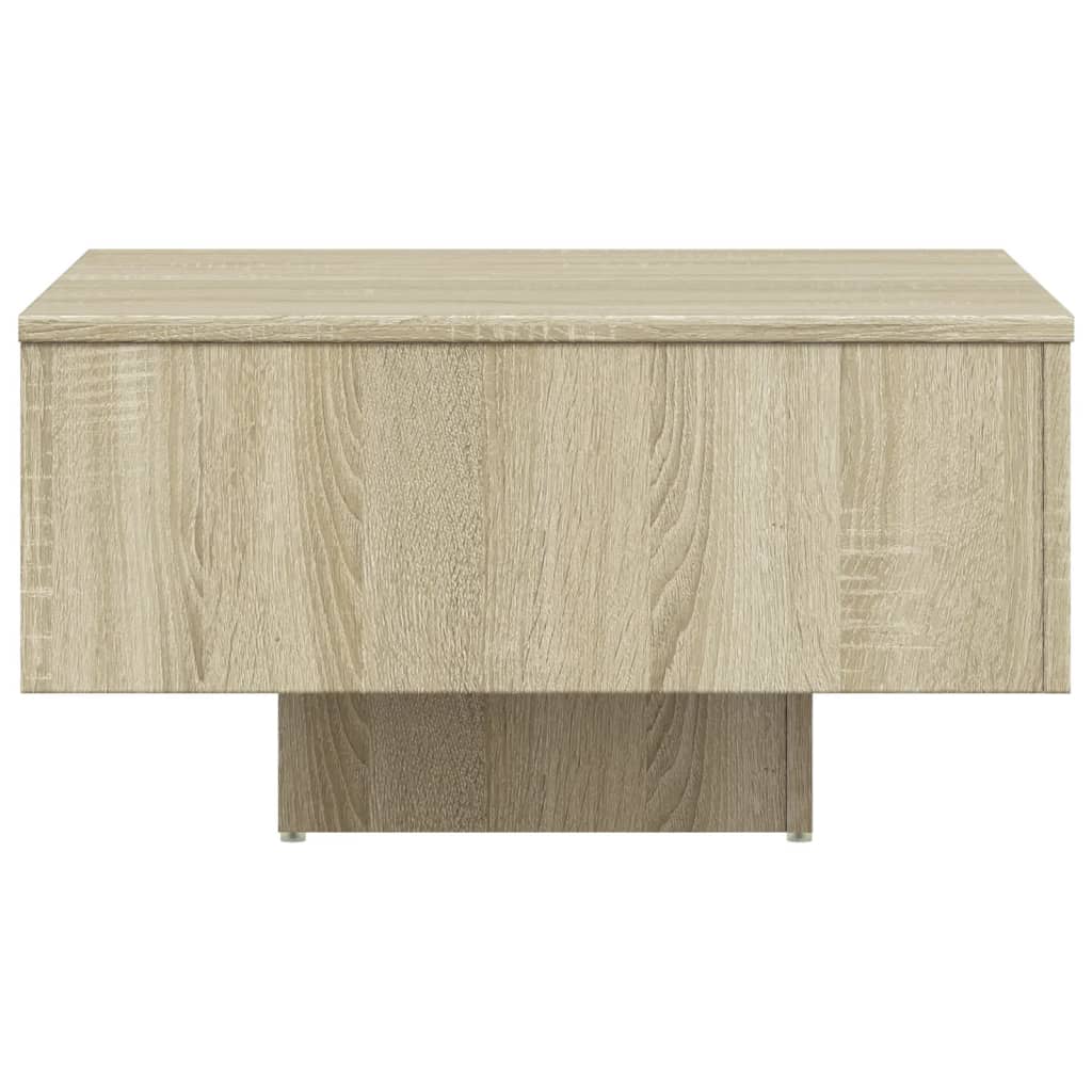 Salontafel 60X60X3,5 Cm Spaanplaat Kleurig Sonoma eiken
