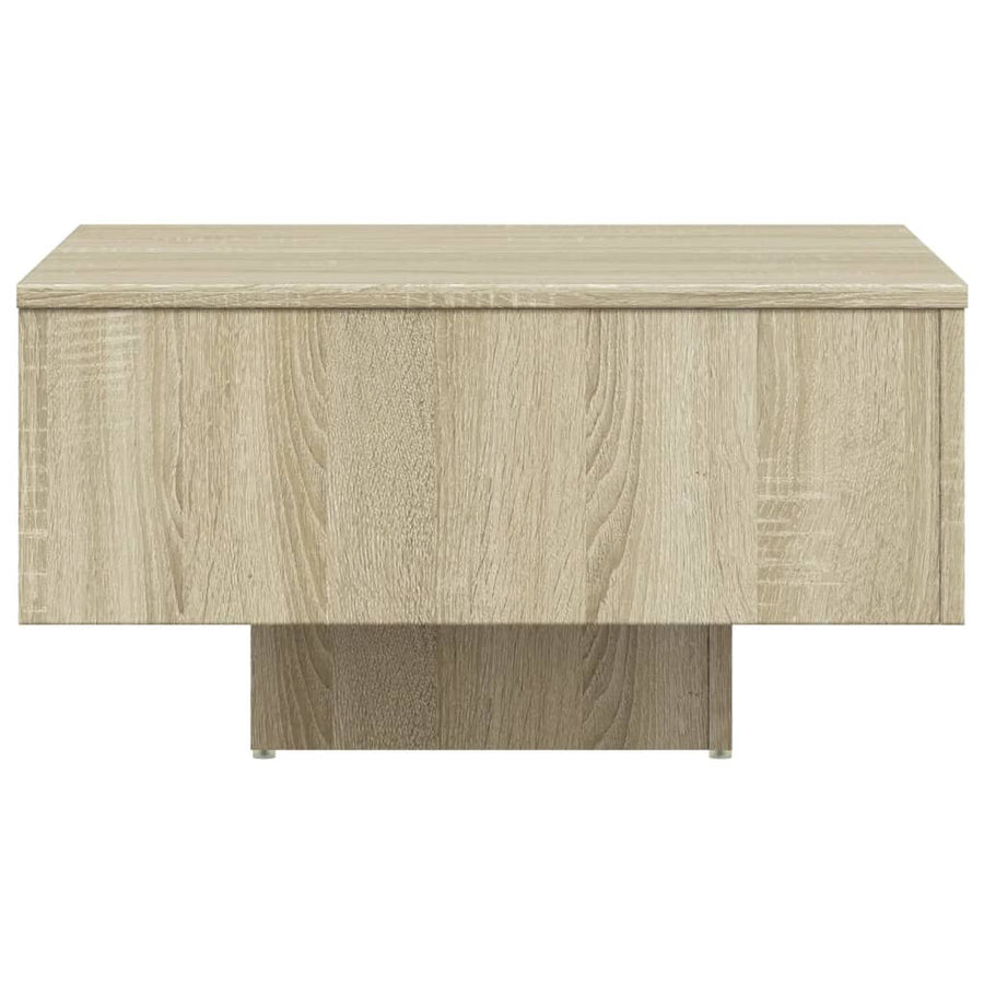 Salontafel 60X60X3,5 Cm Spaanplaat Kleurig Sonoma eiken