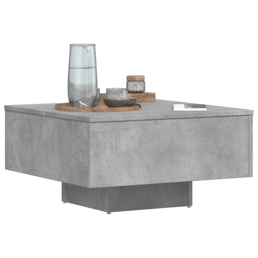 Salontafel 60X60X3,5 Cm Spaanplaat Betongrijs