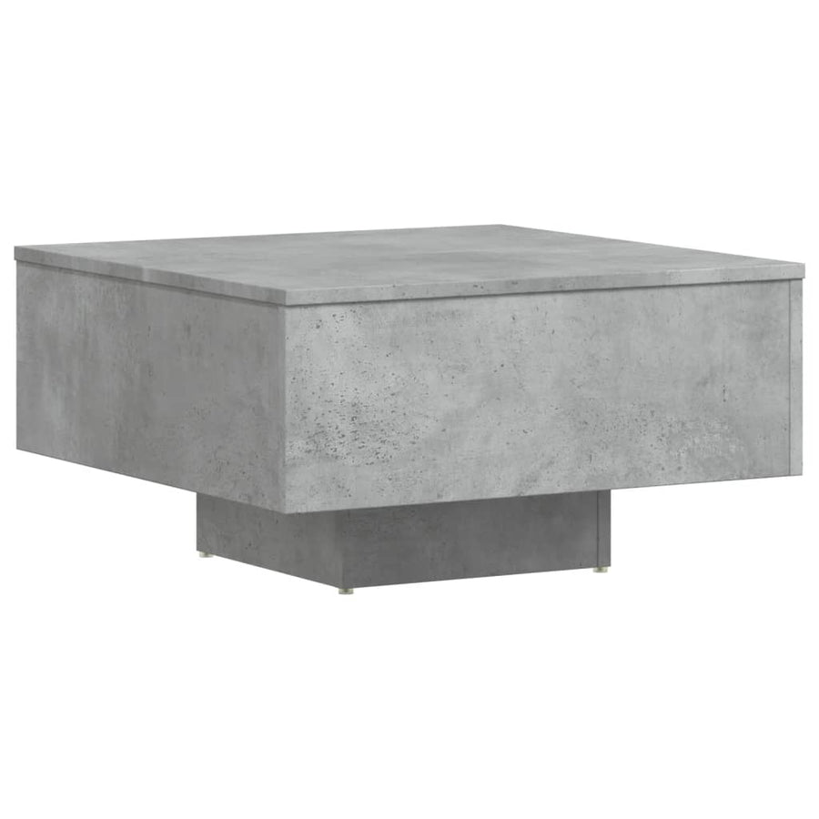 Salontafel 60X60X3,5 Cm Spaanplaat Betongrijs