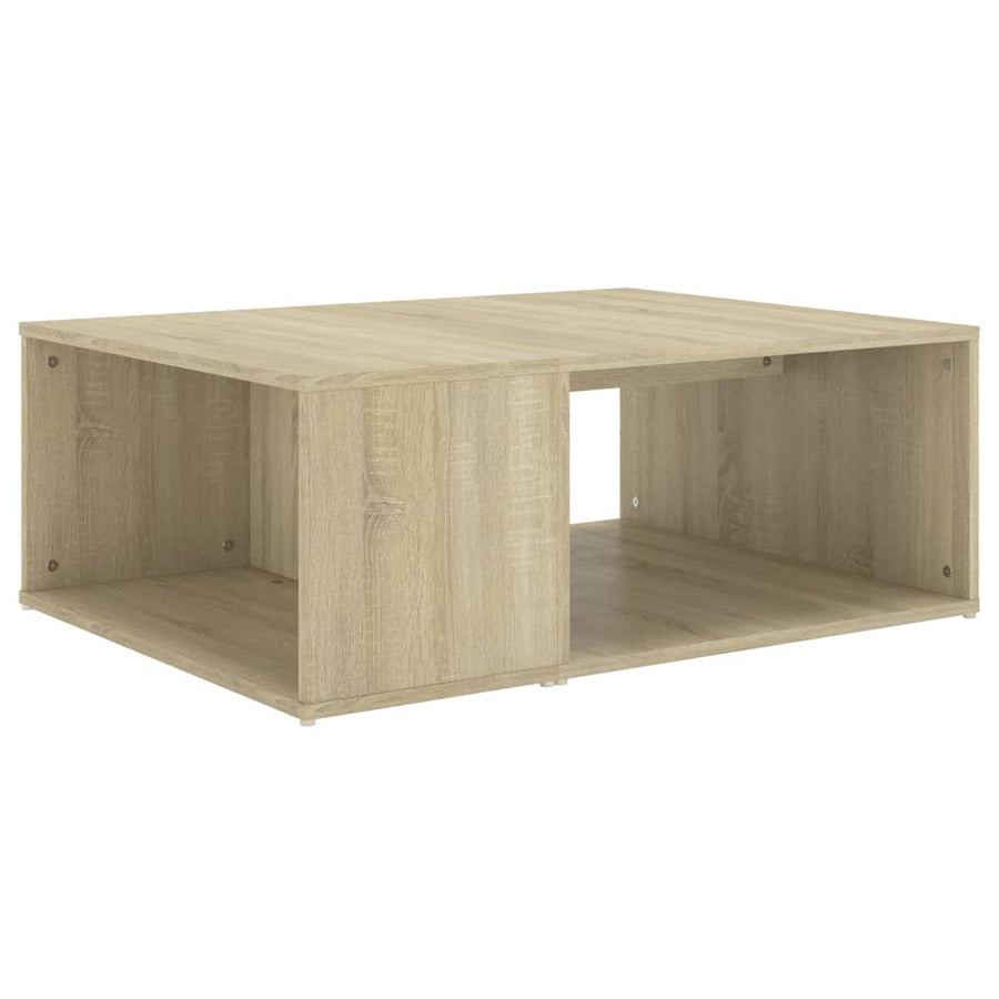 Salontafel 90X67X33 Cm Spaanplaat Kleurig Sonoma eiken