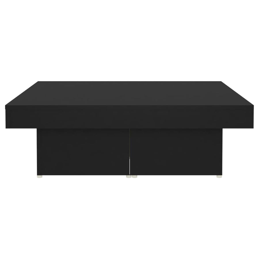 Salontafel 90X90X28 Cm Spaanplaat Zwart