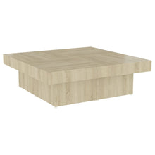 Salontafel 90X90X28 Cm Spaanplaat Sonoma Eikenkleurig 1