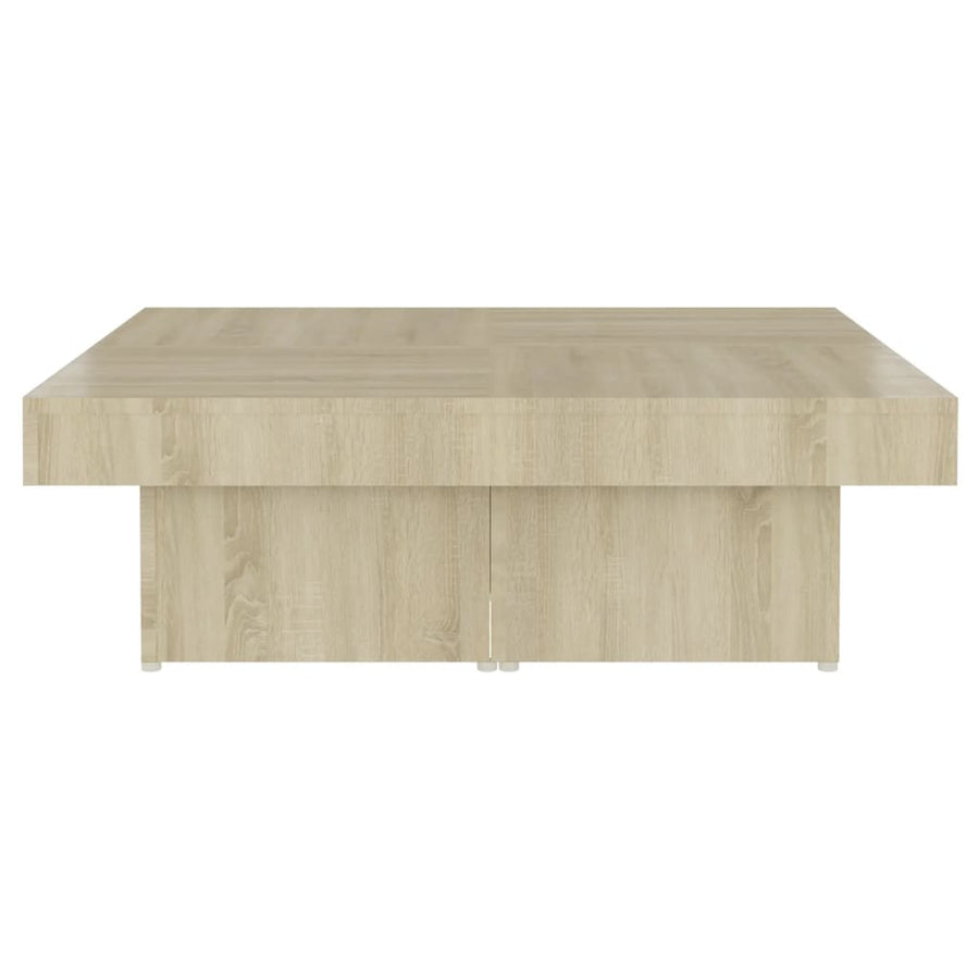 Salontafel 90X90X28 Cm Spaanplaat Sonoma Eikenkleurig 1