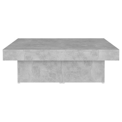 Salontafel 90X90X28 Cm Spaanplaat Betongrijs