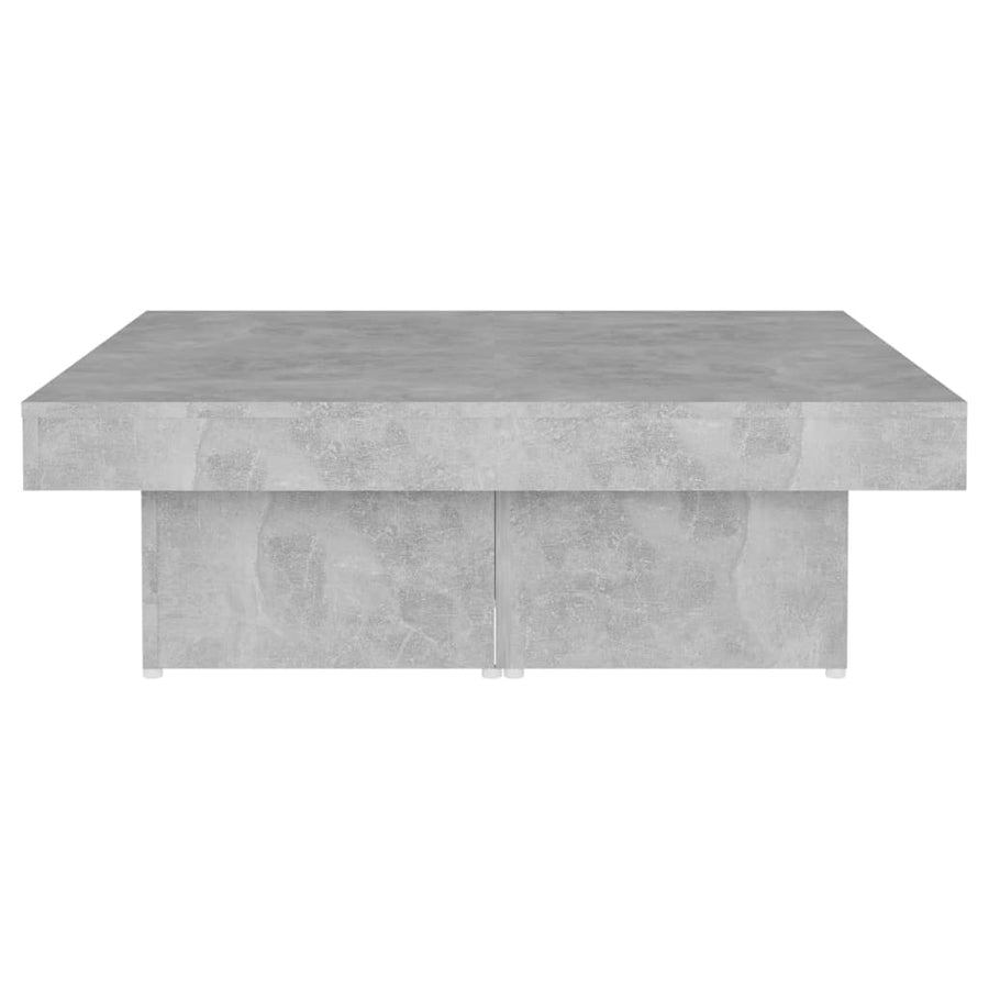 Salontafel 90X90X28 Cm Spaanplaat Betongrijs