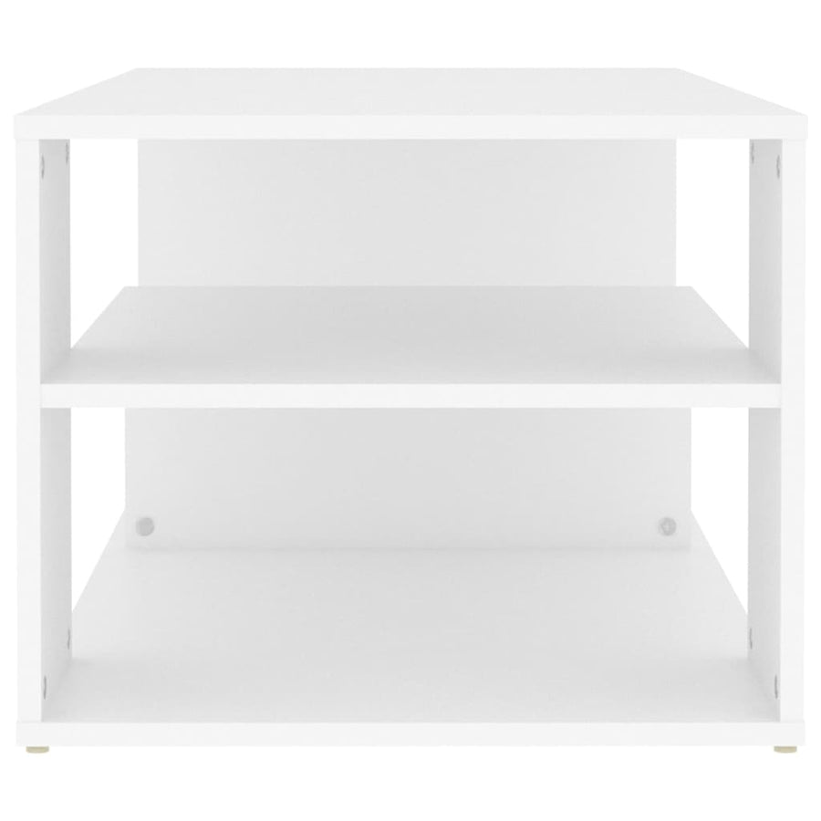Salontafel 100x50x40 cm spaanplaat wit Wit