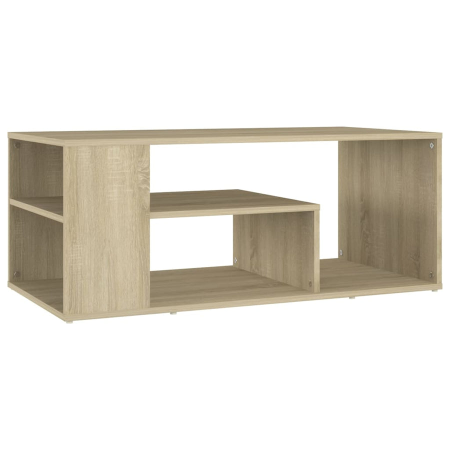 Salontafel 100x50x40 cm spaanplaat sonoma eikenkleurig Sonoma eiken