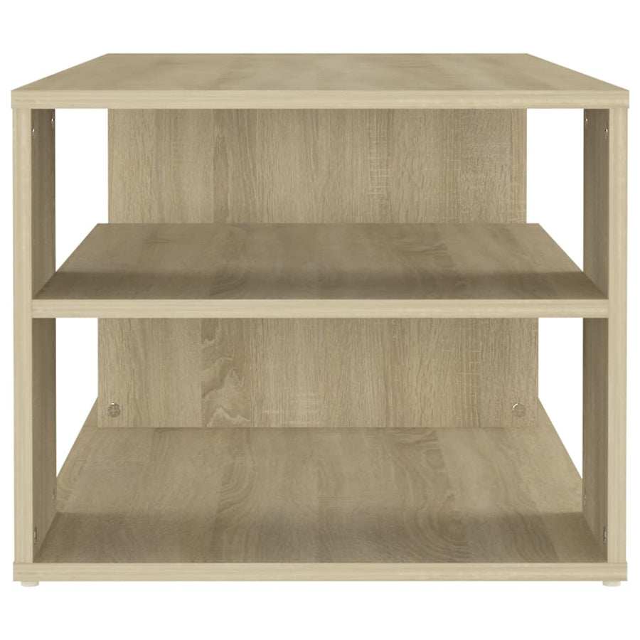 Salontafel 100x50x40 cm spaanplaat sonoma eikenkleurig Sonoma eiken