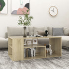 Coffee table 100x50x40 cm treated Sonoma oak colored wood