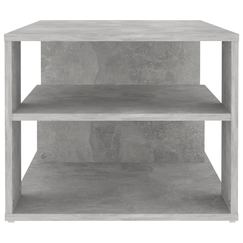 Salontafel 100x50x40 cm spaanplaat betongrijs Betongrijs