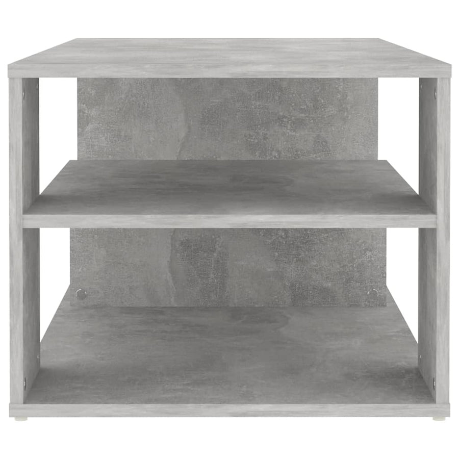 Salontafel 100x50x40 cm spaanplaat betongrijs Betongrijs