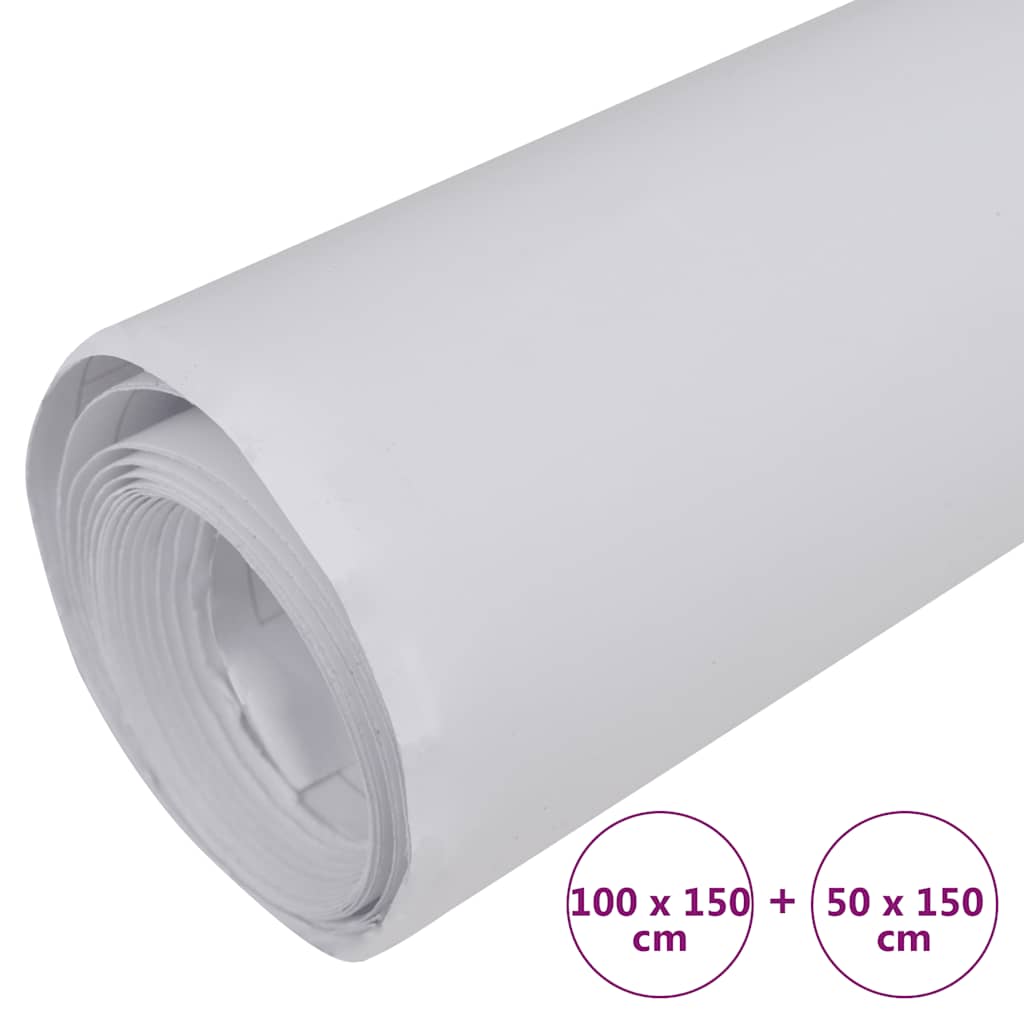 Autofolie Matwit 2 100 x 150 cm + 50 x 150 cm Mat wit