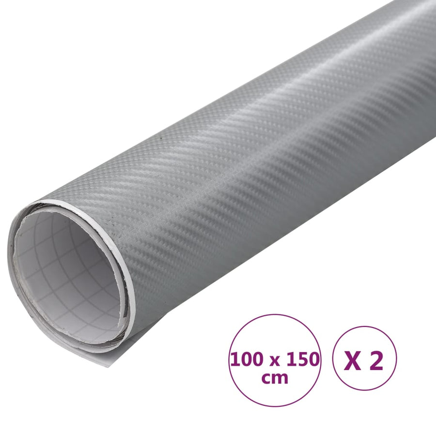 Autofolie 4D Kleurig 2 100 x 150 cm Zilver