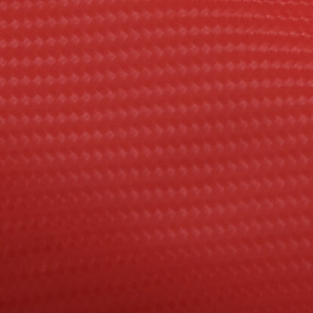 2 St Autofolie 4D 100X150 Cm + 50X150 Cm Rood 100 x 150 cm + 50 x 150 cm