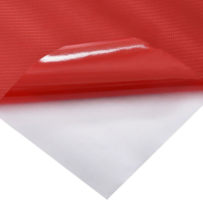 2 St Autofolie 4D 100X150 Cm + 50X150 Cm Rood 100 x 150 cm + 50 x 150 cm