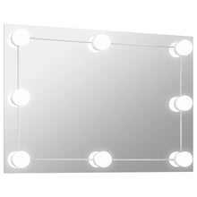Wandspiegel Met Led-Lampen Rechthoekig Glas 1 60 x 40 cm Met LED's