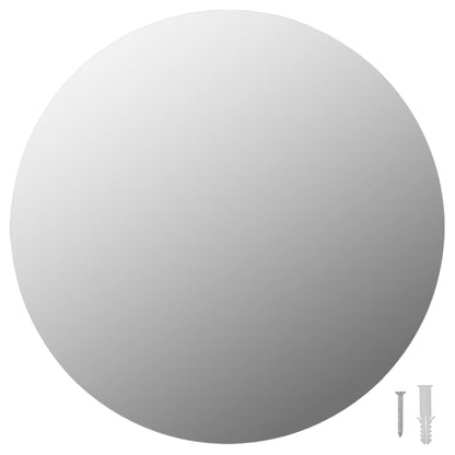 Wandspiegel Met Led-Lampen Rond Glas 1 Φ 40 cm Met LED's