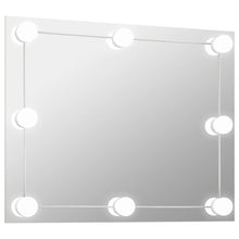 Wandspiegel Zonder Lijst Met Led-Lampen Rechthoekig Glas 1 70 x 50 cm Met LED's