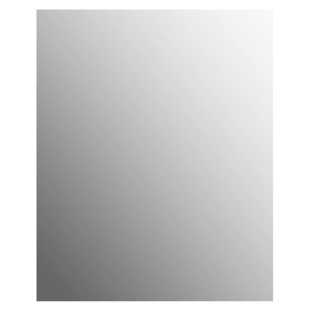 Wandspiegel Zonder Lijst Met Led-Lampen Rechthoekig Glas 1 80 x 60 cm Met LED's