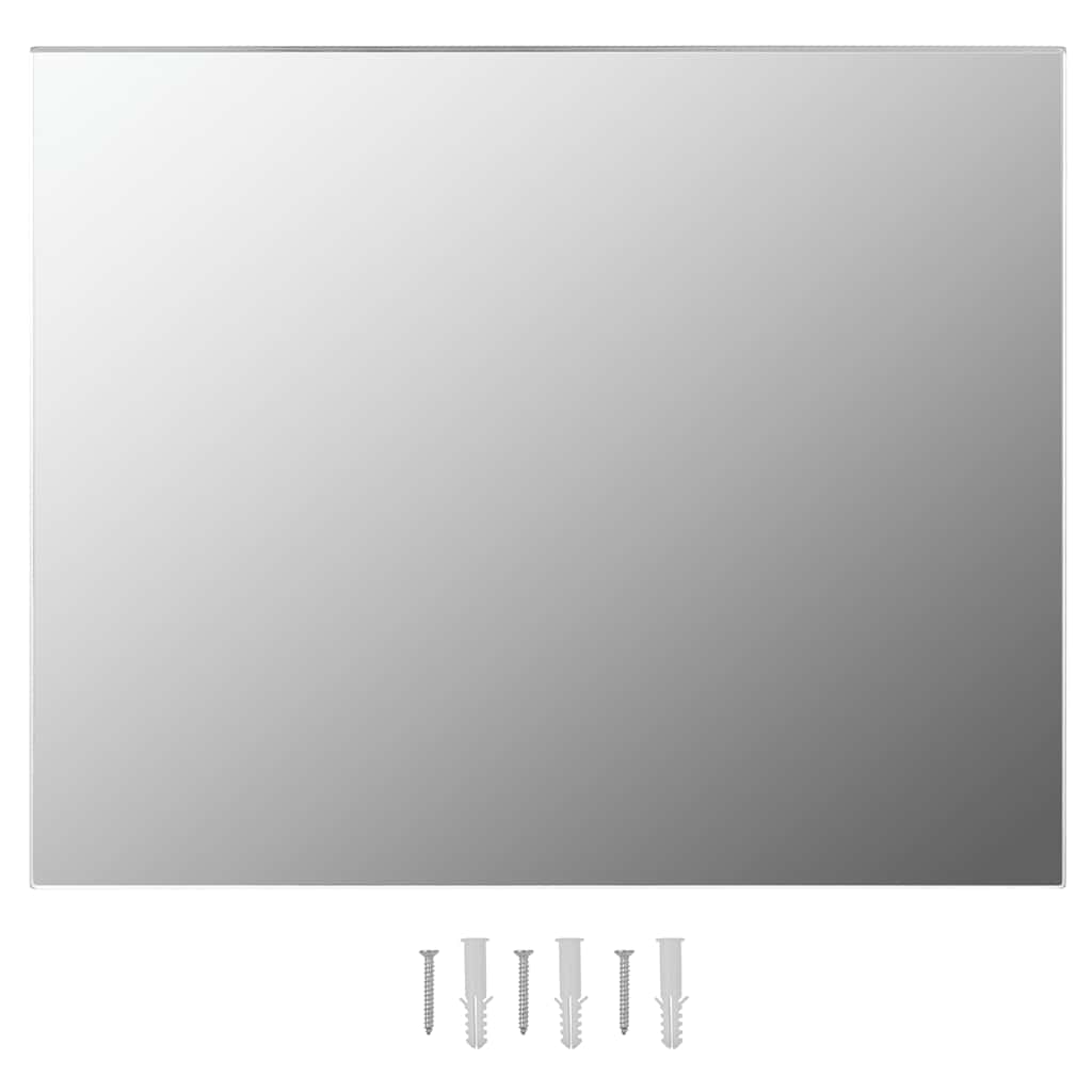 Wandspiegel Zonder Lijst Met Led-Lampen Rechthoekig Glas 1 100 x 60 cm