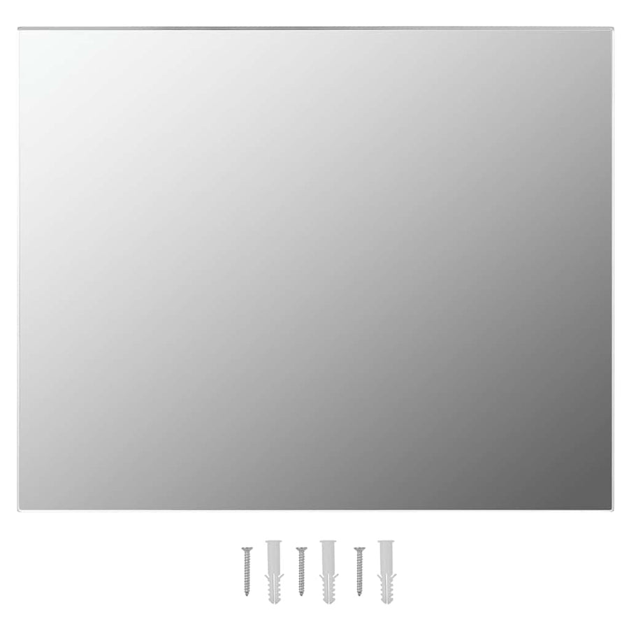 Wandspiegel Zonder Lijst Met Led-Lampen Rechthoekig Glas 1 100 x 60 cm