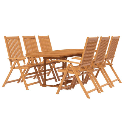 7-Delige Tuinset Massief Acaciahout 160-240 Cm 6