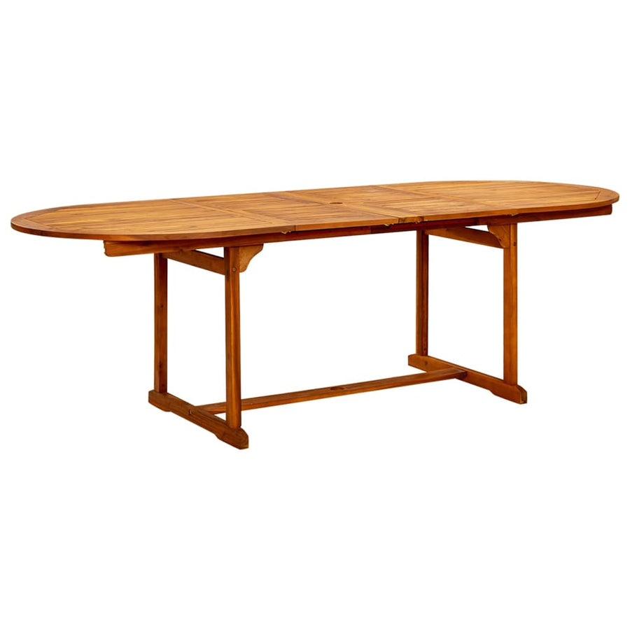 7-Delige Tuinset Massief Acaciahout 160-240 Cm 6