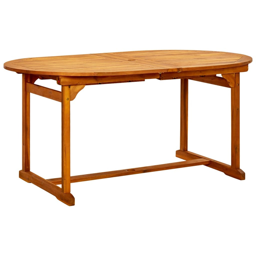 7-Delige Tuinset Massief Acaciahout 160-240 Cm 6