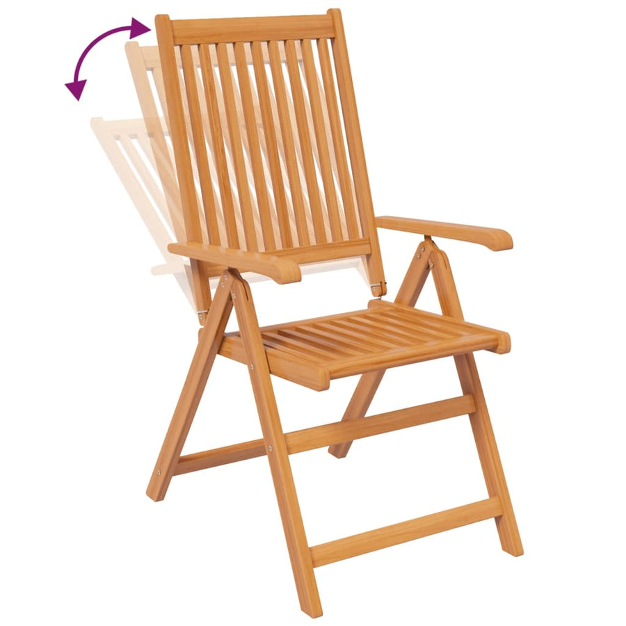 7-Delige Tuinset Massief Acaciahout 160-240 Cm 6