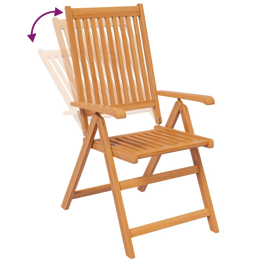 9-Delige Tuinset Massief Acaciahout 160-240 Cm 8