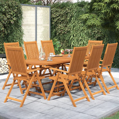 9-Delige Tuinset Massief Acaciahout 160-240 Cm 8