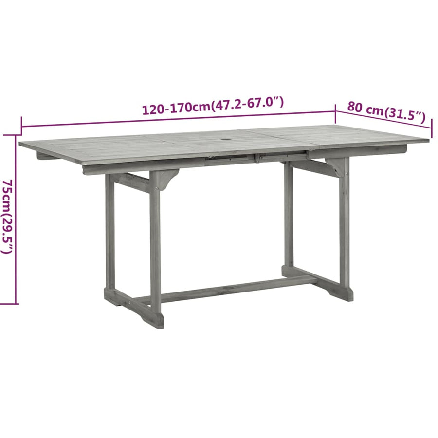 7-Delige Tuinset Massief Acaciahout 6