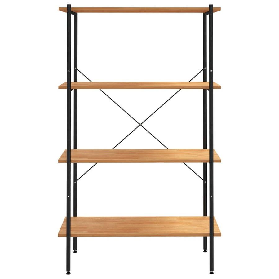 Opbergrek 4-Laags Kleurig 80 x 40 x 130 cm Zwart en eiken