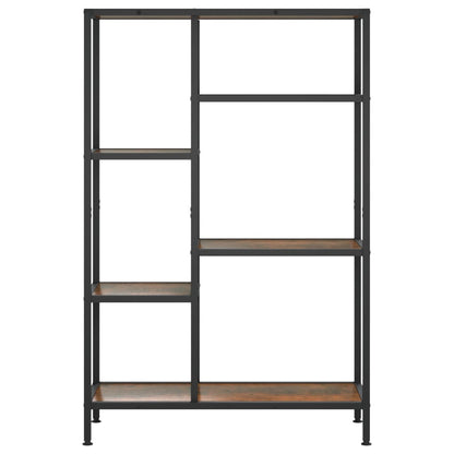 Boekenkast 80X30X Staal En Bewerkt Hout 120 cm