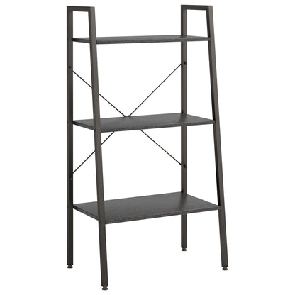 Opbergmeubel Met 3 Lagen 56 x 35 x 108 cm Zwart