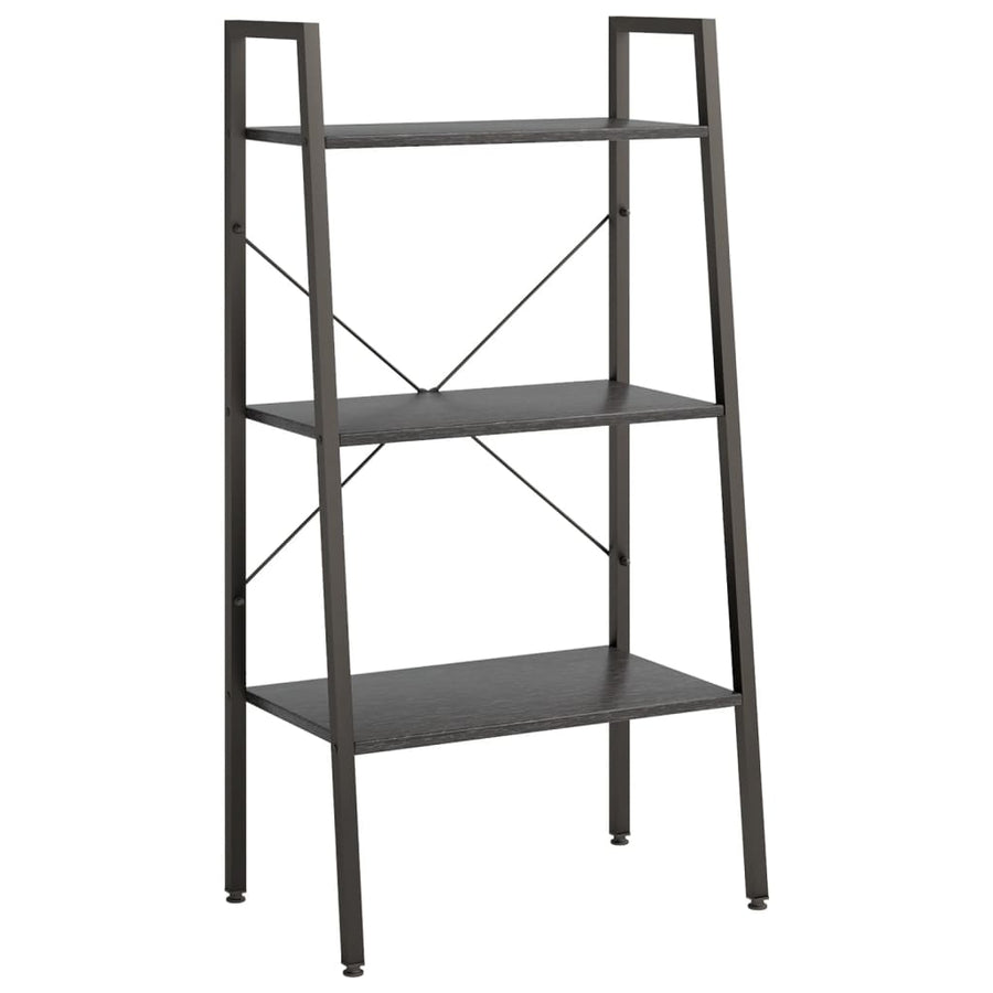 Opbergmeubel Met 3 Lagen 56 x 35 x 108 cm Zwart