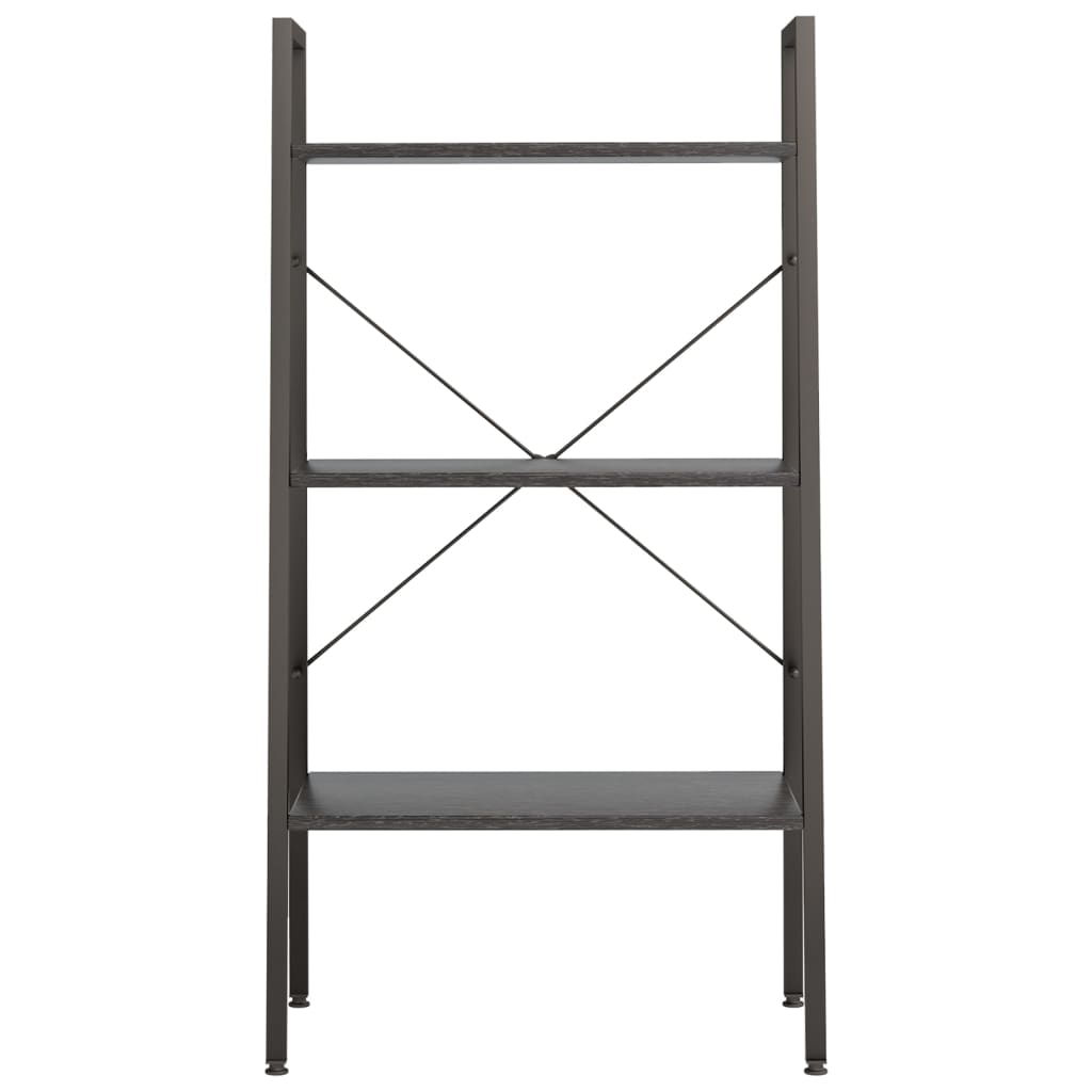 Opbergmeubel Met 3 Lagen 56 x 35 x 108 cm Zwart