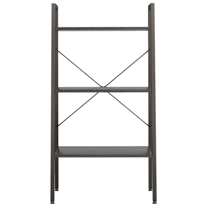 Opbergmeubel Met 3 Lagen 56 x 35 x 108 cm Zwart