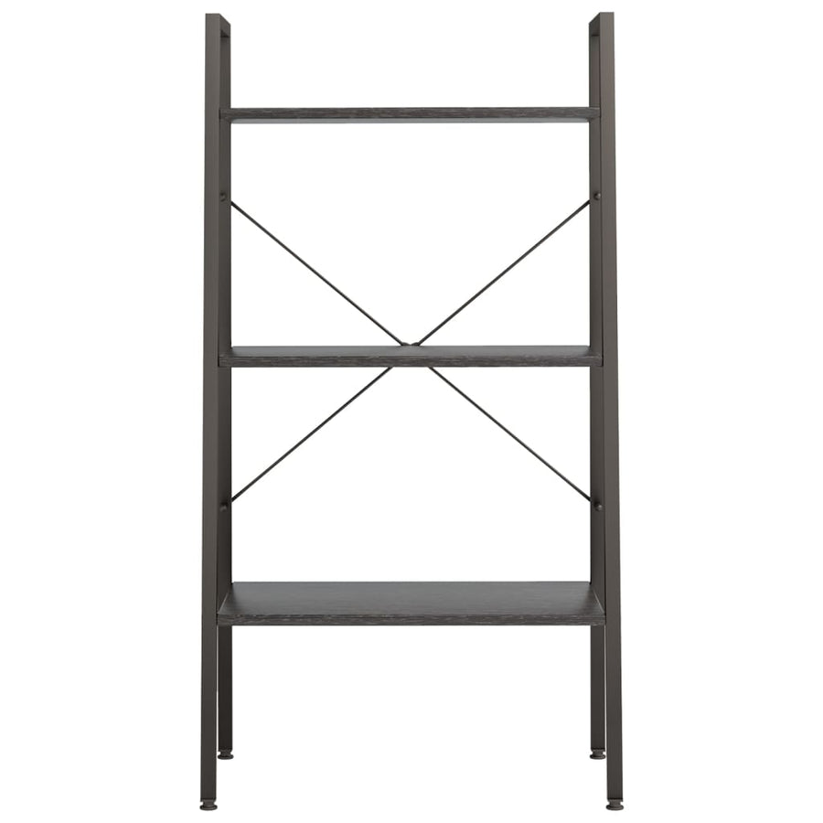 Opbergmeubel Met 3 Lagen 56 x 35 x 108 cm Zwart